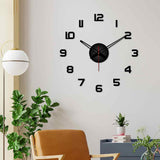 Classic Bold Style Big Size 3D Infinity Wall Clock
