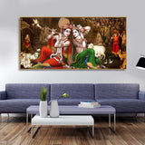 Classic Lord Radha Krishna Premium Wall Painting