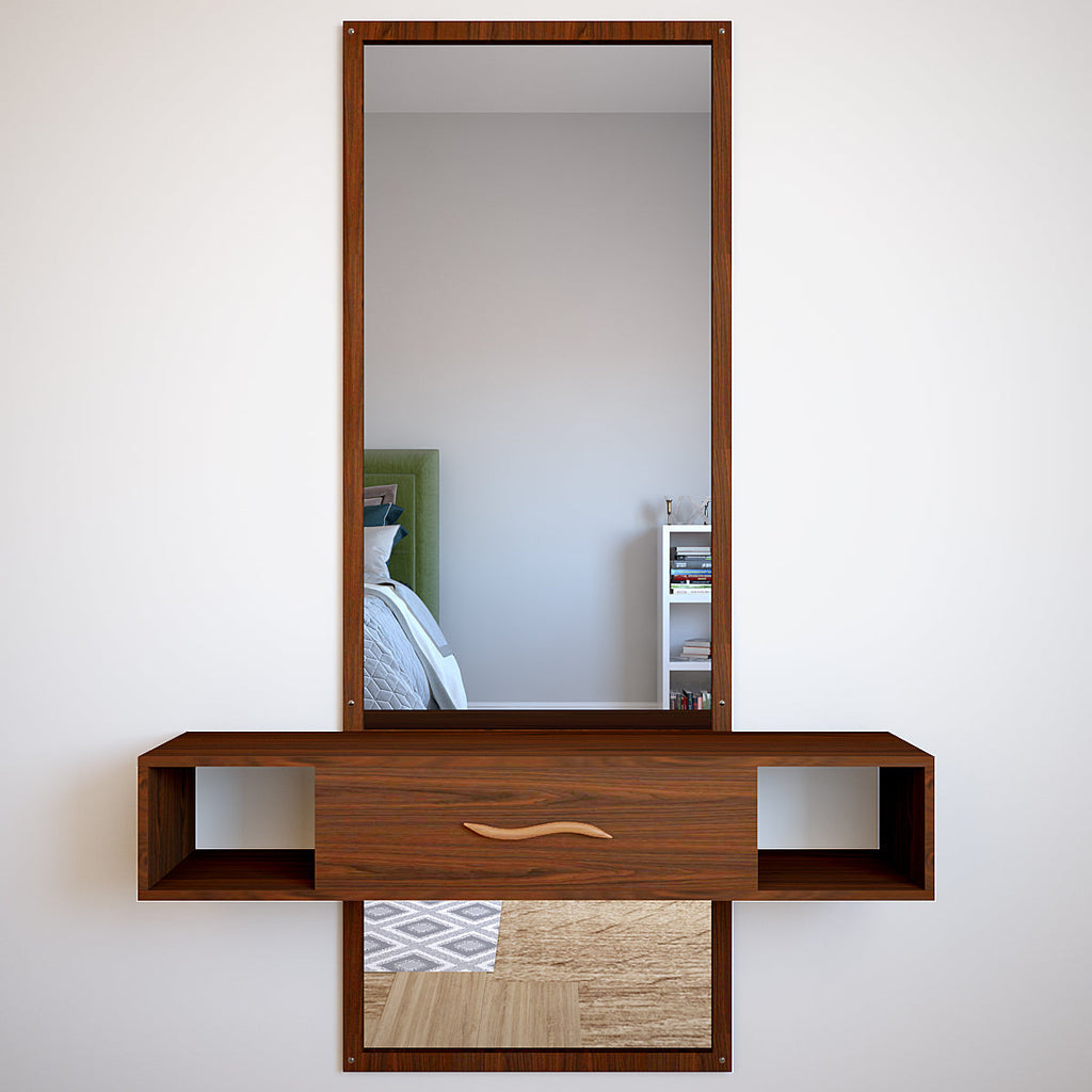Fidora Dressing Table With Stool - Urban Ladder