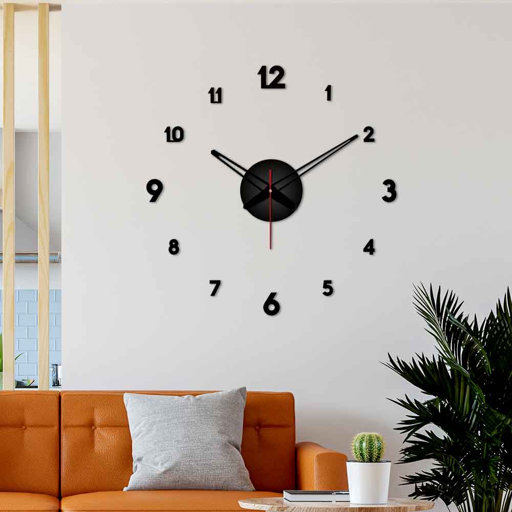 Classic Style Big Size 3D Infinity Wall Clock