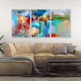 Art Floating Wall Painting Set of 3