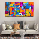 Colorful Abstract Art Premium Canvas Wall Painting