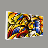 Colorful Abstract Face Premium Wall Painting