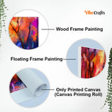 Abstract Forest with Lake Canvas Wall Painting