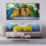 Mascaw Parrots Canvas Wall Painting