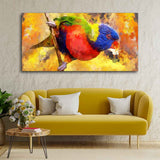 Colorful Parrot Abstract Art Wall Painting