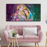 Colorful Wall Painting of Lord Radha Krishna