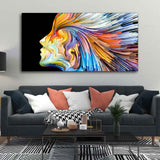 Colors of Imagination and Graphic Design Abstract Wall Painting