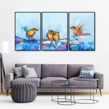  Premium Floating Wall Painting Set of 3