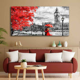 Couple in London Premium Wall Painting