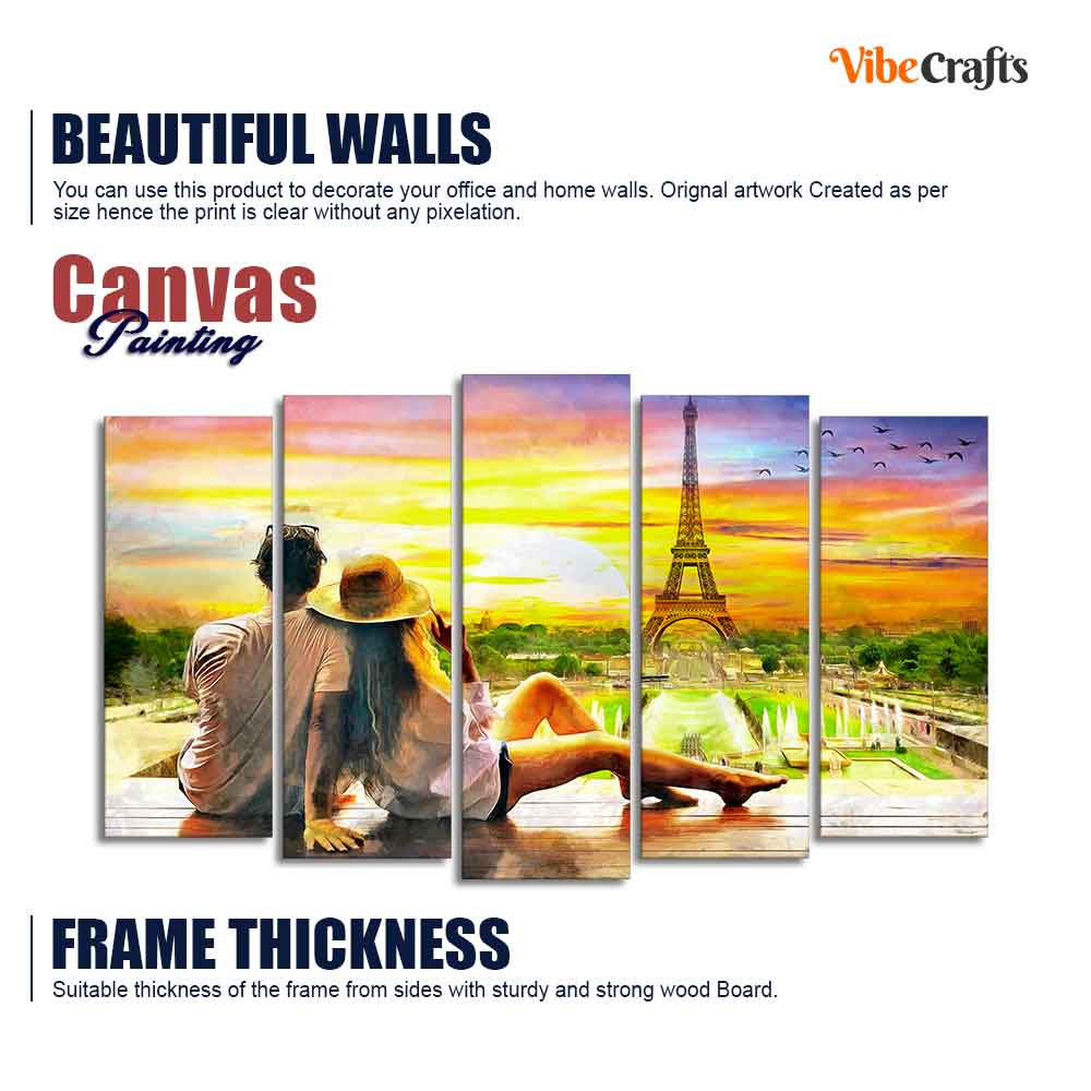  Canvas Wall Painting of Five Pieces