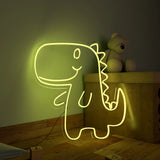 Cute Little Dinosaur Neon LED Light