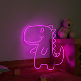 Cute Little Dinosaur Design Neon Light
