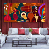 Dance & Music Instruments Canvas Wall Painting