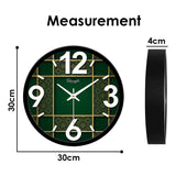 Square Pattern Designer Wall Clock