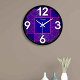 Pink Pattern Designer Wall Clock