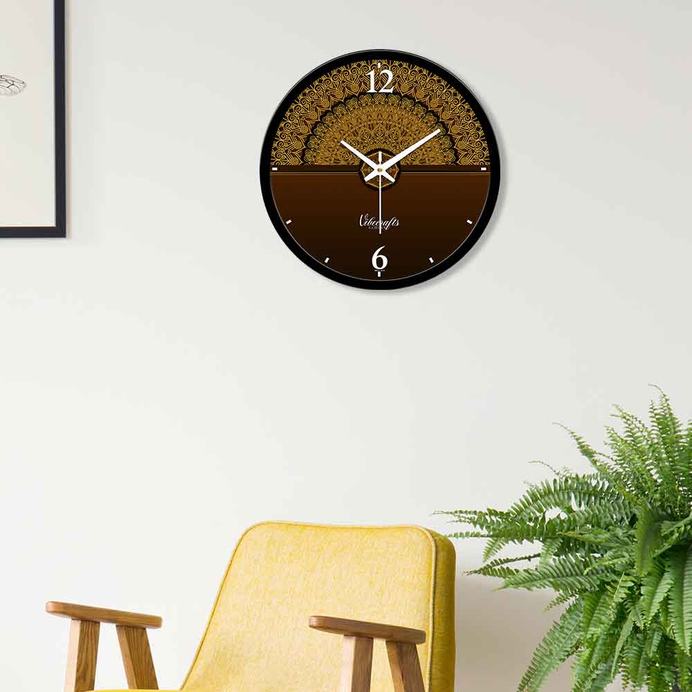 Detailed Mandala Pattern Designer Wall Clock