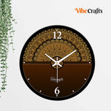 Detailed Mandala Pattern Designer Wall Clock