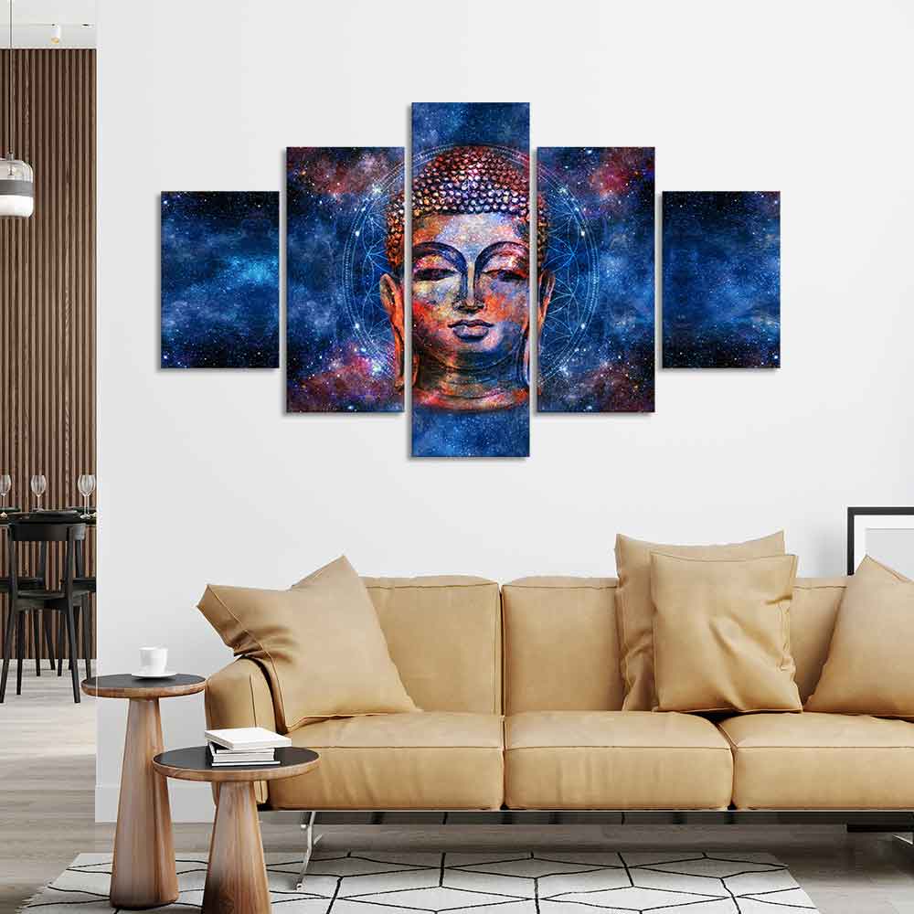 Colorful Wall Painting Five Pieces