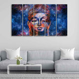 Buddha Wall Painting Five Pieces