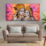  Radha Krishna Canvas Wall Painting