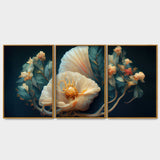  art Floating Canvas Wall Painting Set of Three