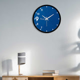 Blue Colour Designer Wall Clock