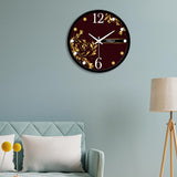 Brown Colour Wall Clock