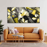 Flower Canvas Wall Painting Art 3 Pieces
