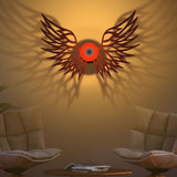 Fly High Wings Design Shadow Lamp