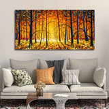 Forest in Autumn Premium Wall Painting