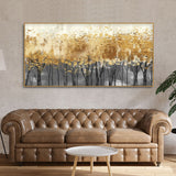 Forest Splatter Abstract Art Canvas Wall Painting