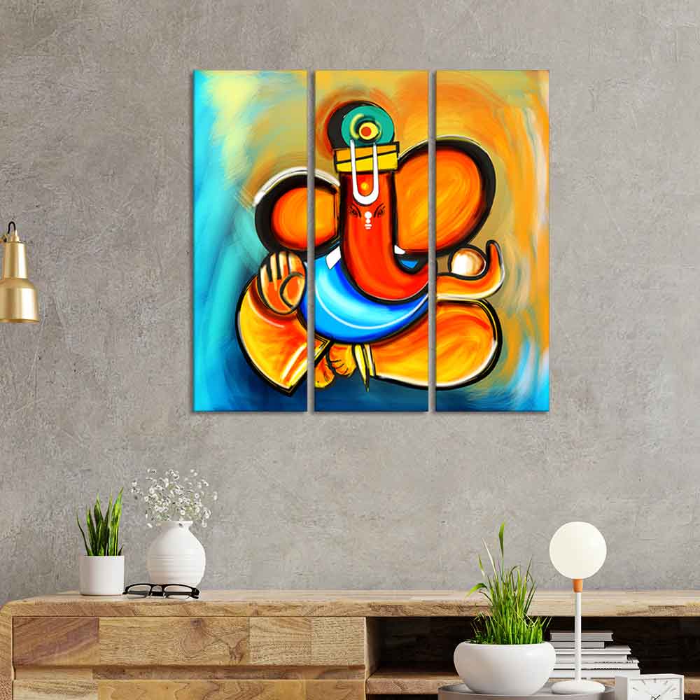 Canvas Wall Painting Set of 3 Pieces