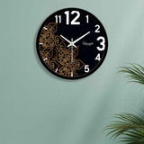 Golden Art Designer Wall Clock