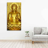 Golden Buddha Wall Painting