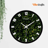 Green Trees Printed Designer Wall Clock