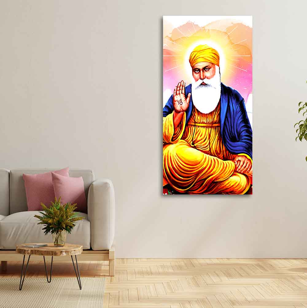 Guru Nanak Dev Canvas Wall Painting