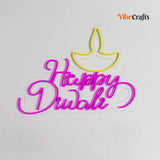 Happy Diwali Design Neon LED Light
