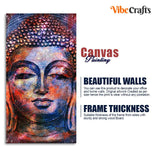 Head of Gautam Buddha Canvas Wall Painting