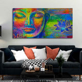 Lord Buddha Colorful Wall Painting