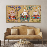 Hindu God Thai Style Art Canvas Wall Painting