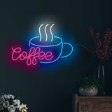 Hot Coffee Cup Neon Sign LED Light