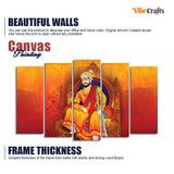 Indian Warrior Chhatrapati Shivaji Maharaj Wall Painting Set of Five