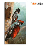 Ivory Billed Woodpecker Canvas Wall Painting For Hall