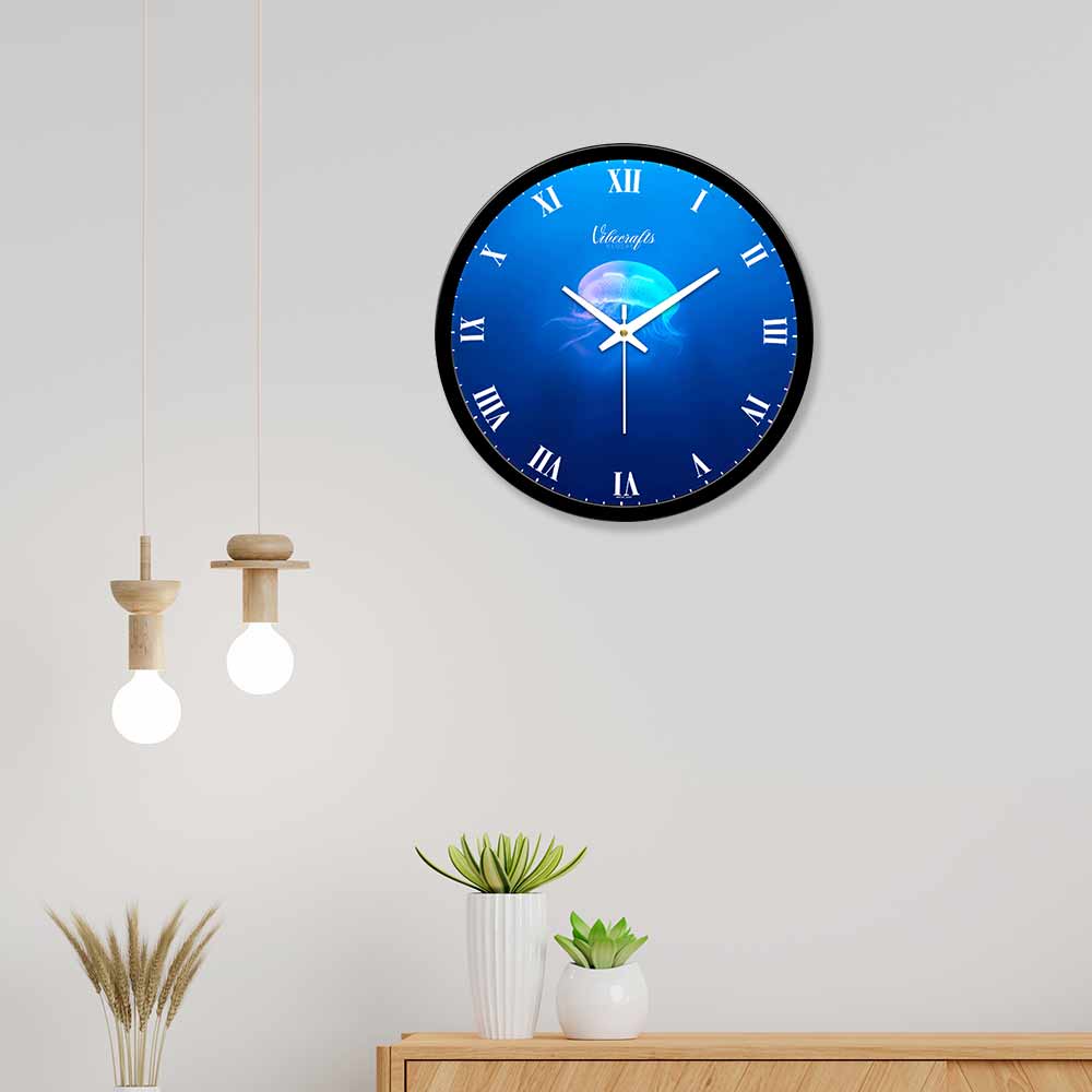 Jellyfish Designer Wall Clock for Living Room