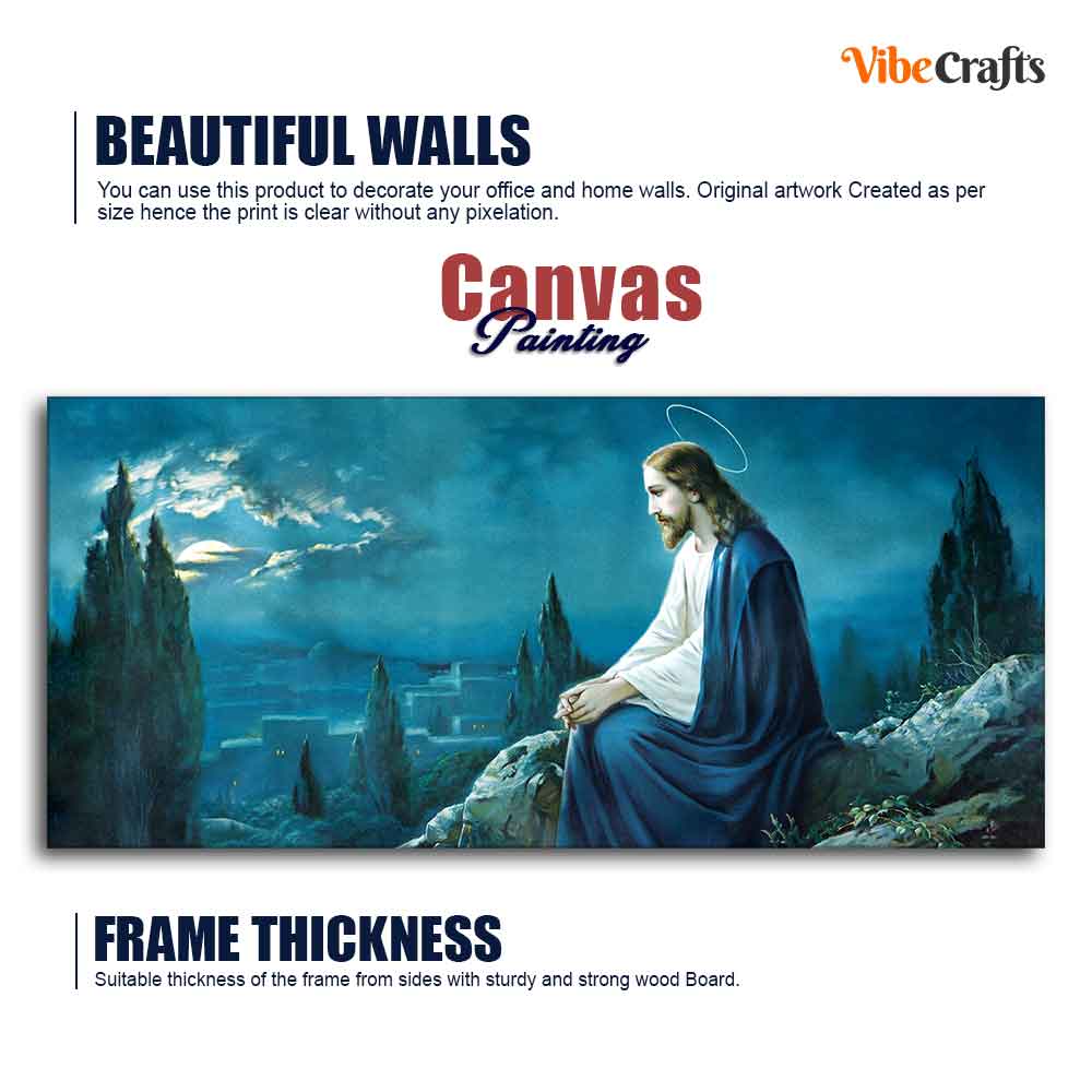 Jesus in the Gethsemane Garden Canvas Wall Painting