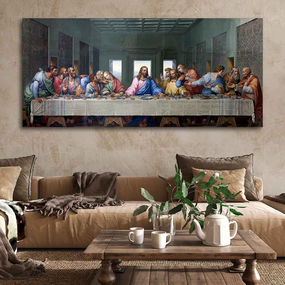 Last supper of Jesus Canvas Wall Painting
