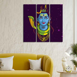Lord Bholenath Canvas Wall Painting 