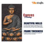 Lord Buddha in Forest  Premium Canvas Wall Painting
