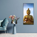 Lord Golden Buddha Premium Canvas Wall Painting